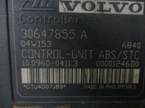 ABS5-52 OEM 2004 VOLVO S40 ANTI-LOCK BRAKE ABS MODULATOR ASSEMBLY